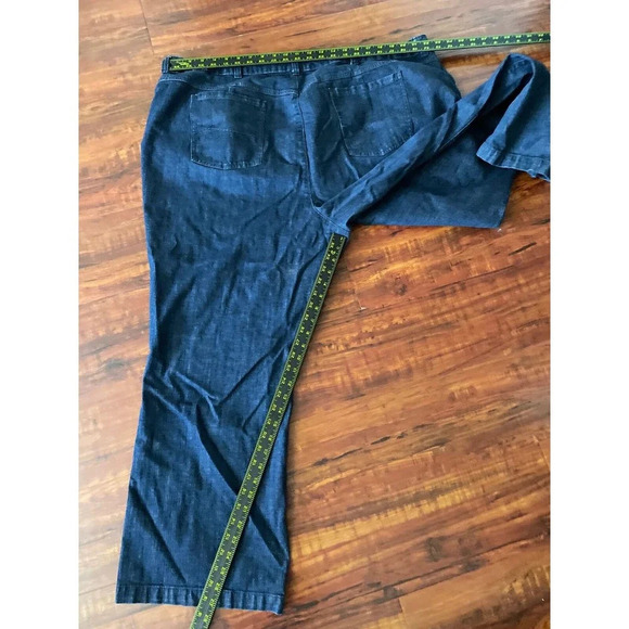 Liz & Me Womens Jeans Plus Sz 9 Average Pockets Straight Blue High Rise Casual - Picture 7 of 9